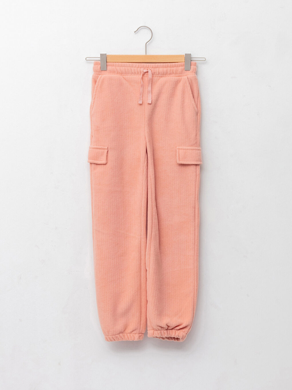 Basic Fleece Girl Jogger Sweatpants With Elastic Waist