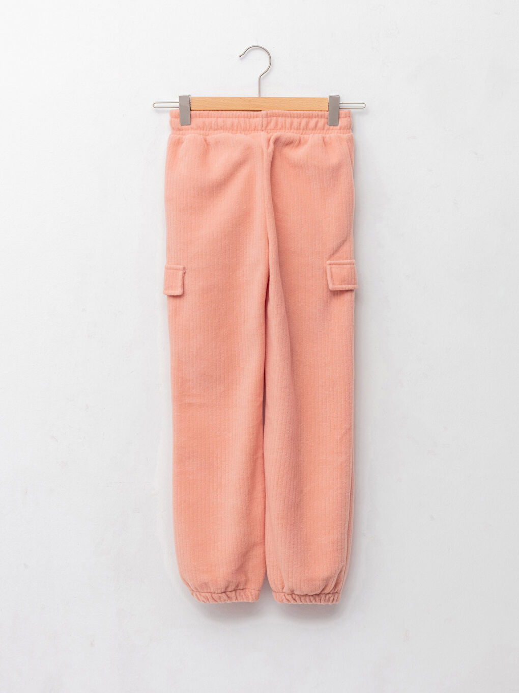 Basic Fleece Girl Jogger Sweatpants With Elastic Waist-1