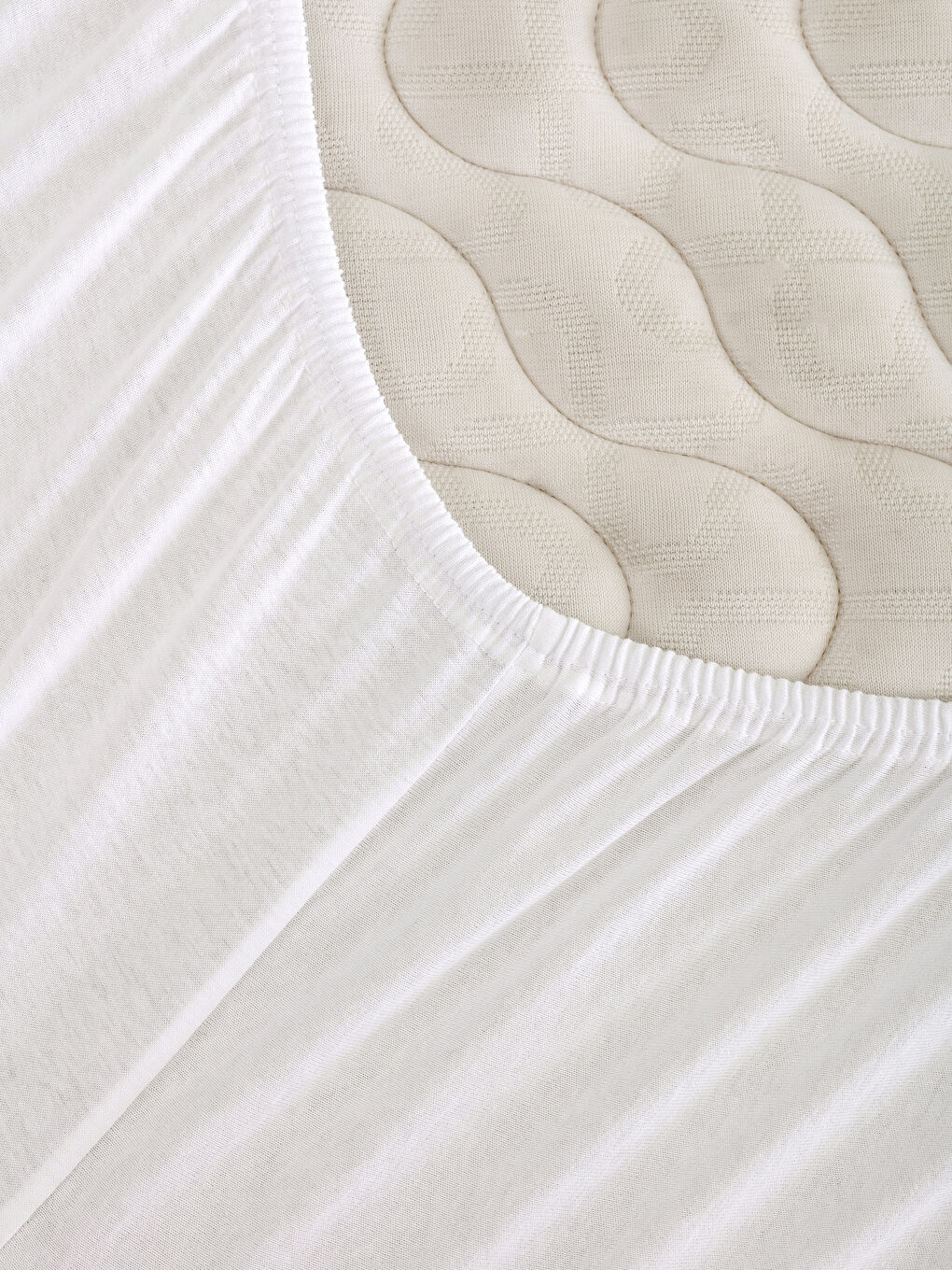 Drap Housse Double Extra Large Tricoté Élastique-2
