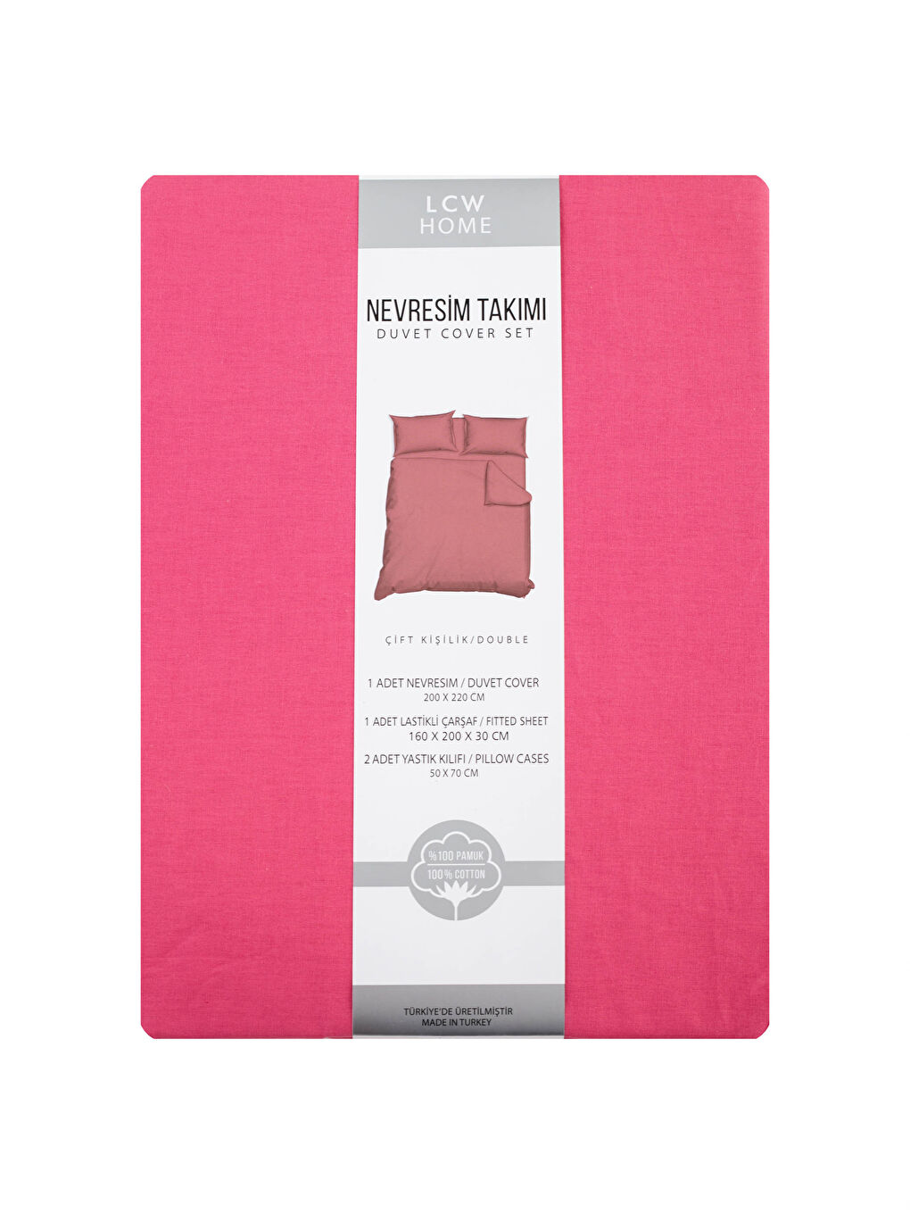 Double Plain Woven Duvet Cover Set-6