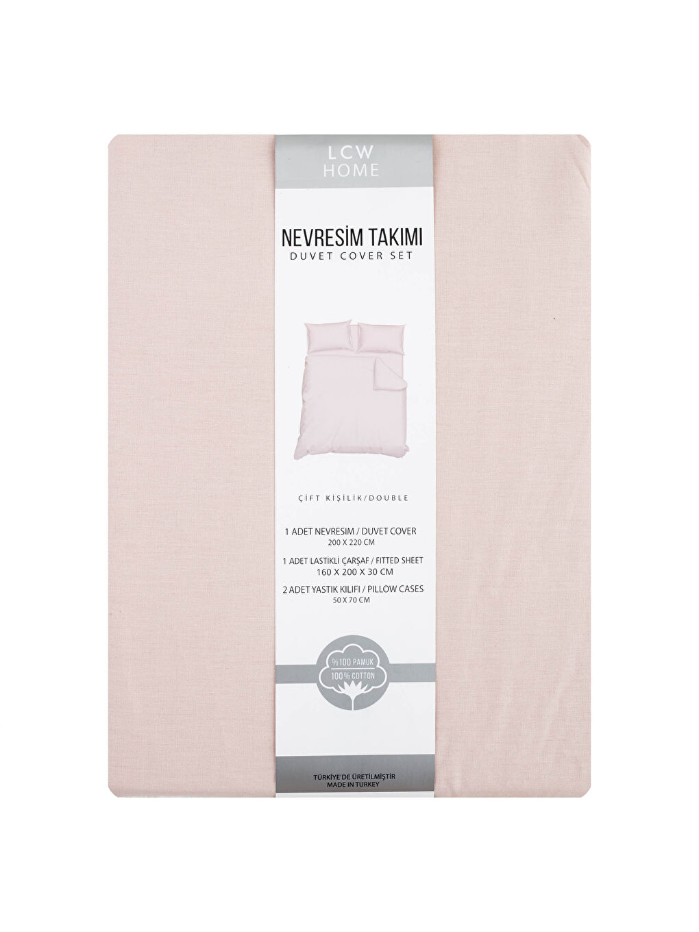 Double Plain Woven Duvet Cover Set-6