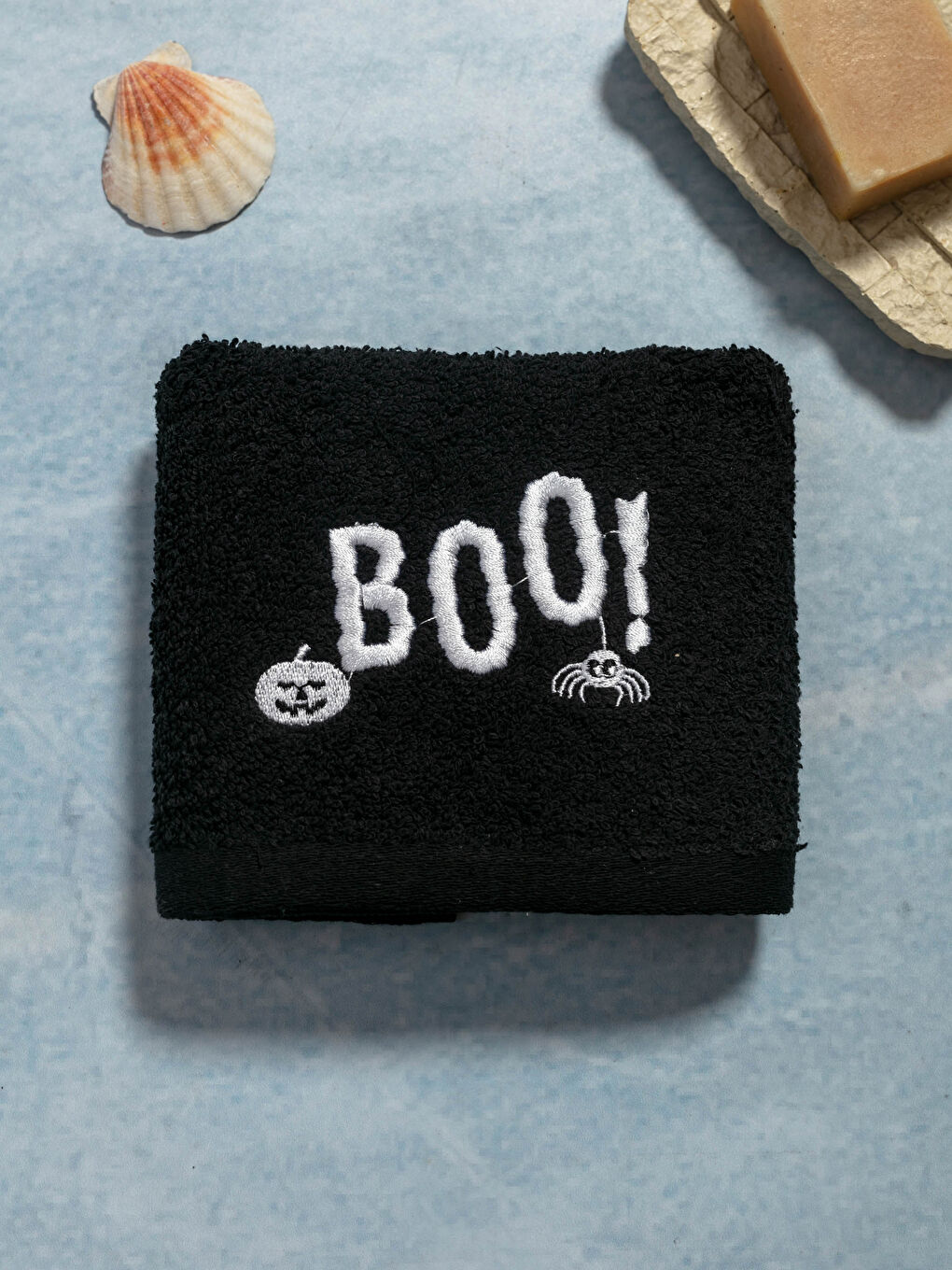 LCW HOME Embroidery Detailed Curl Hand Towel -W1DC11Z8-CVL