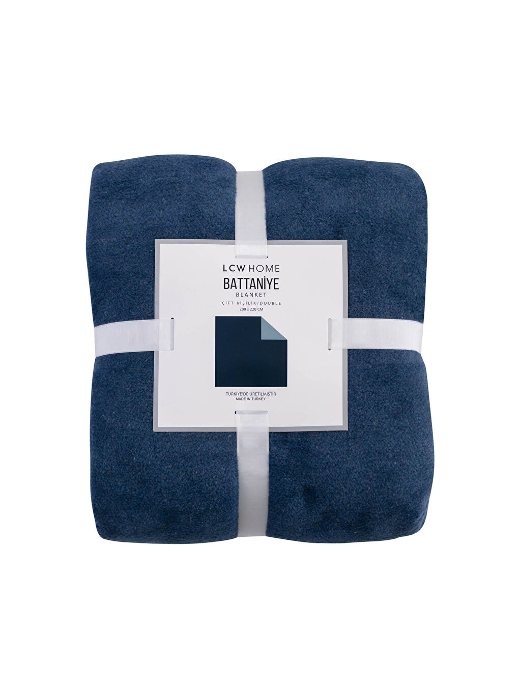 İndigo Çift Kişilik Çift Renkli Pamuk Battaniye 200x220 cm-3