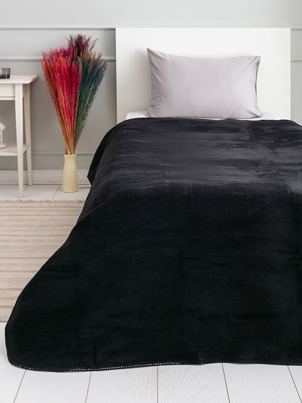 LCW HOME Single Double Sided Cotton Blanket 150x200 Cm -W1DF02Z8-J0F