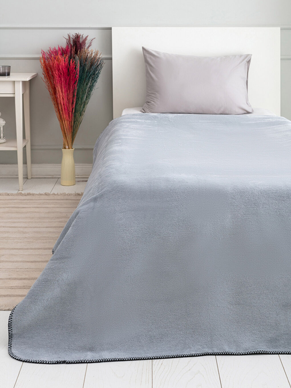 LCW HOME Single Double Sided Cotton Blanket 150x200 Cm -W1DF02Z8-J0F