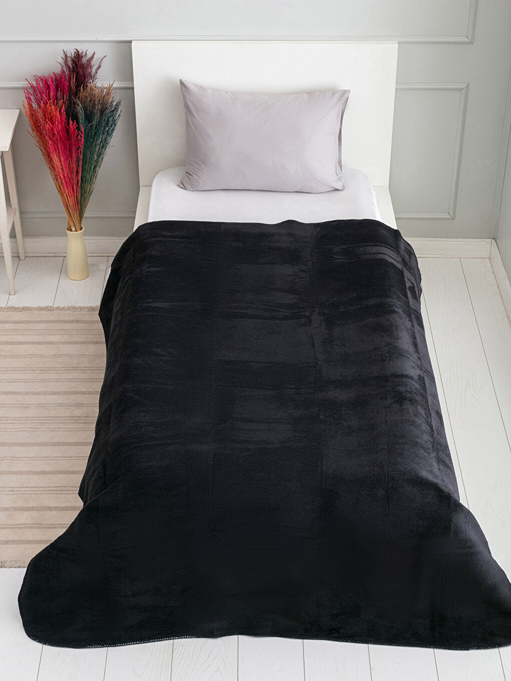 LCW HOME Single Double Sided Cotton Blanket 150x200 Cm -W1DF02Z8-J0F