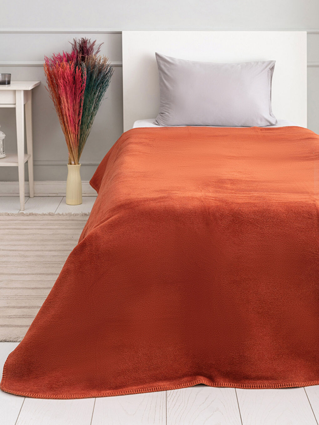 LCW HOME Single Double Sided Cotton Blanket 150x200 Cm -W1DF02Z8-RQG