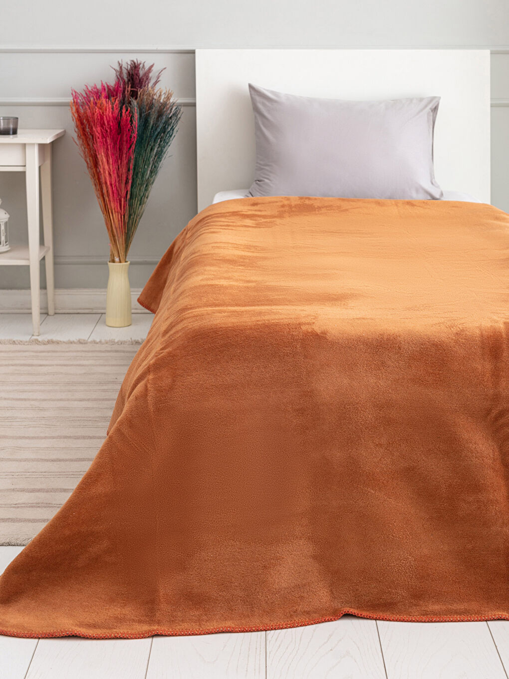 LCW HOME Single Double Sided Cotton Blanket 150x200 Cm -W1DF02Z8-RQG