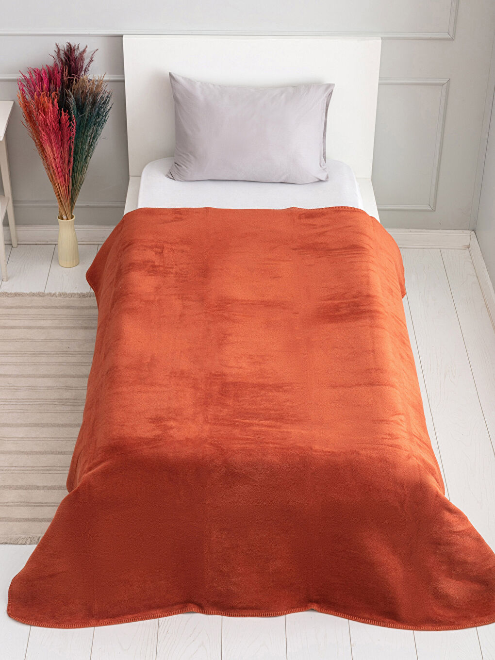 LCW HOME Single Double Sided Cotton Blanket 150x200 Cm -W1DF02Z8-RQG
