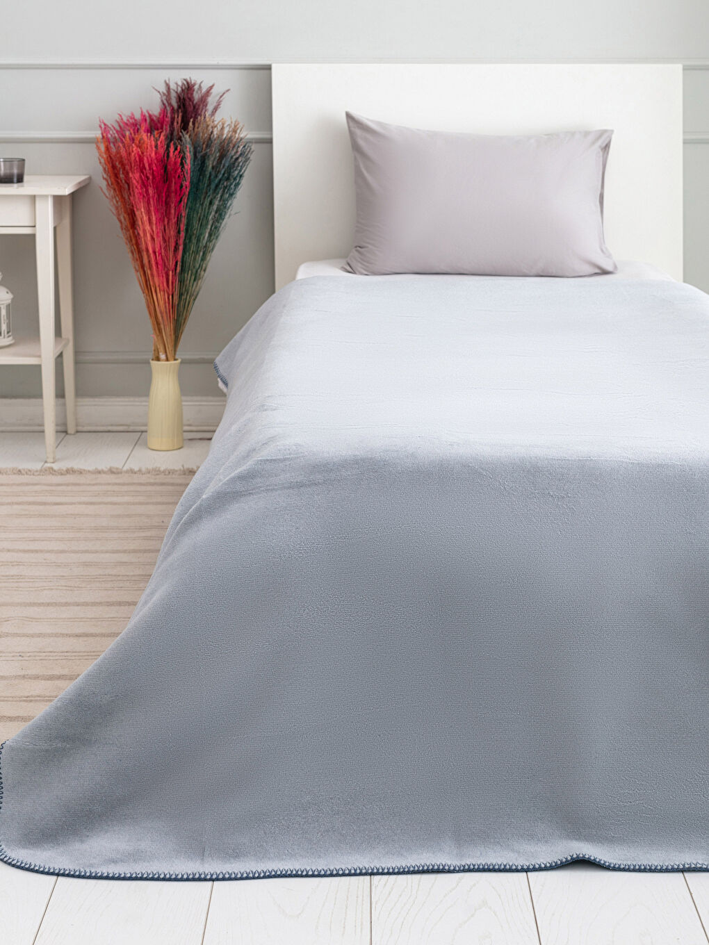 LCW HOME Single Double Sided Cotton Blanket 150x200 Cm -W1DF02Z8-U9F