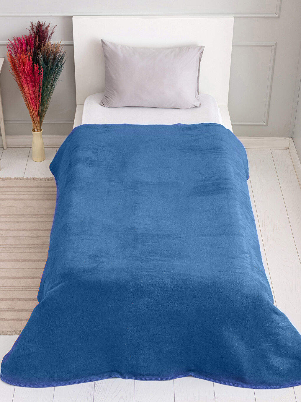 LCW HOME Single Double Sided Cotton Blanket 150x200 Cm -W1DF02Z8-U9F