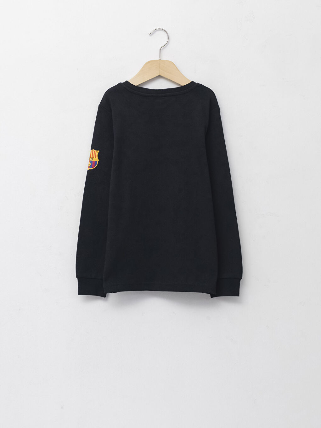 LCW Kids Crew Neck Barcelona Printed Long Sleeve Boy T-Shirt -W1DF18Z4-CVL