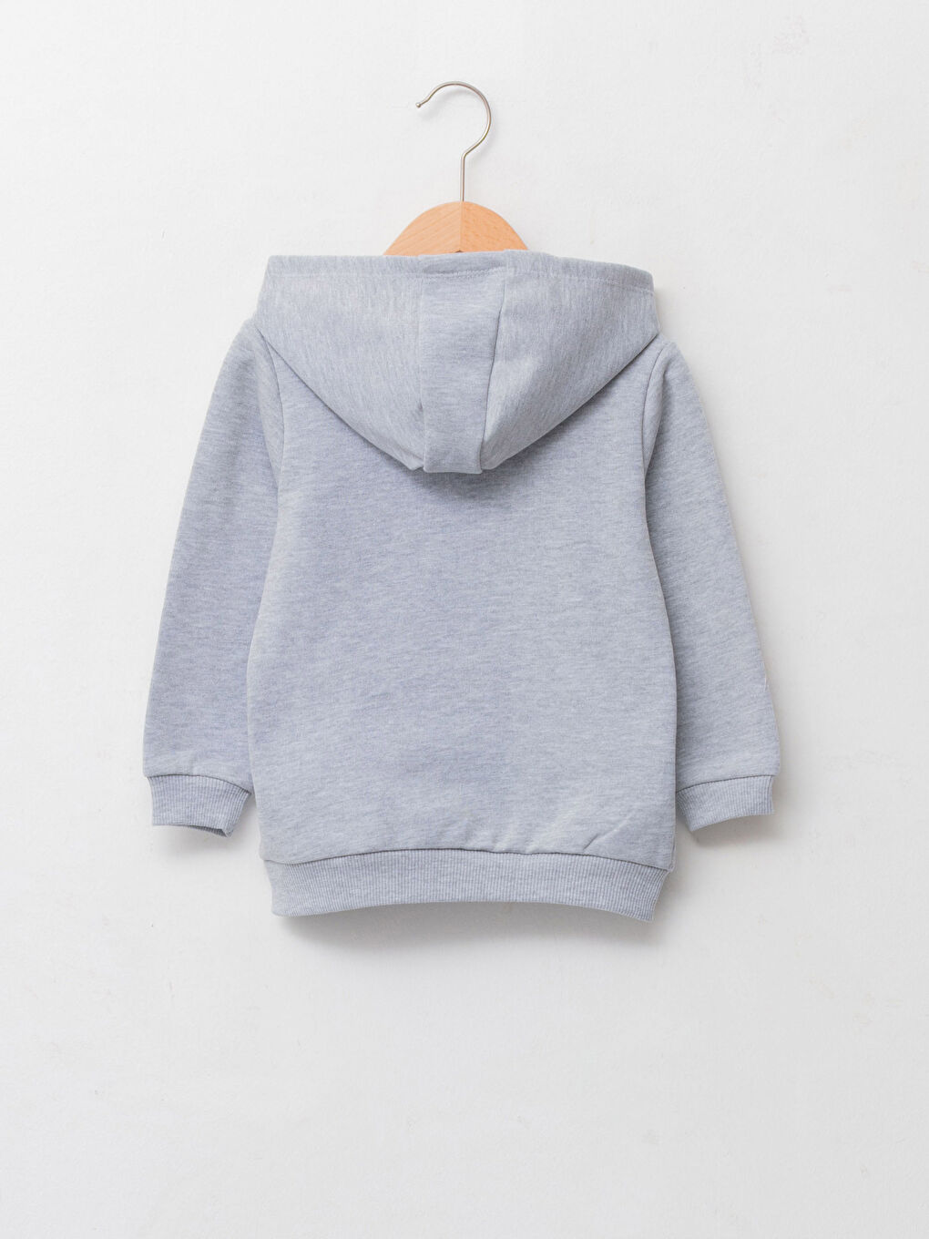 LCW baby Kapüşonlu Uzun Kollu Erkek Bebek Fermuarlı Sweatshirt -W1DF30Z1-D5P
