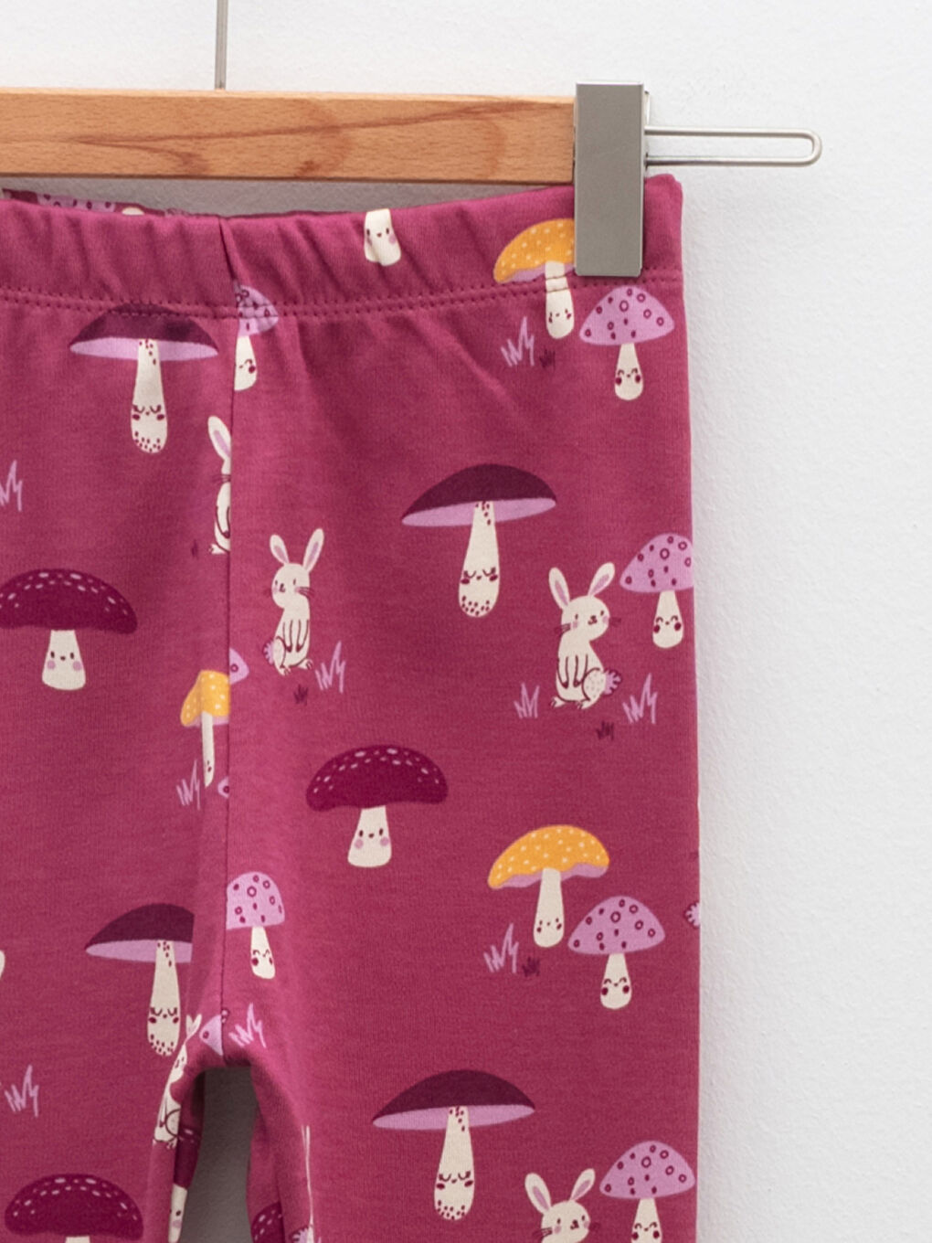 LCW baby Elastic Waist Baby Girl Pajama Bottoms with Socks 2-Pack -W1DG00Z1-LT8