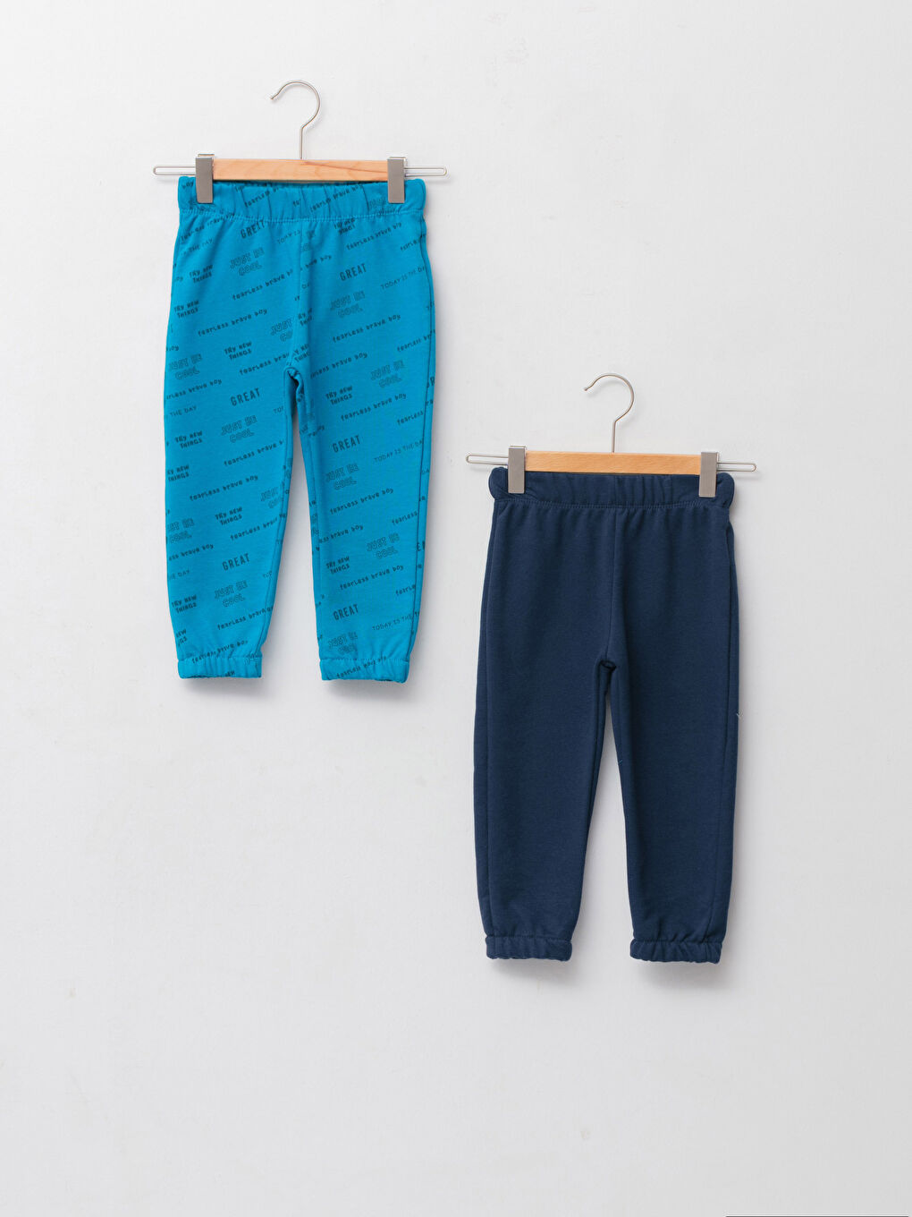 بنطلون رياضي أولاد رضع بخصر مرن - مجموعة من 2