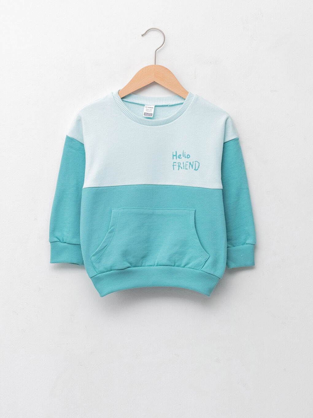 Crew Neck Long Sleeve Printed Baby Boys' Sweatshirt