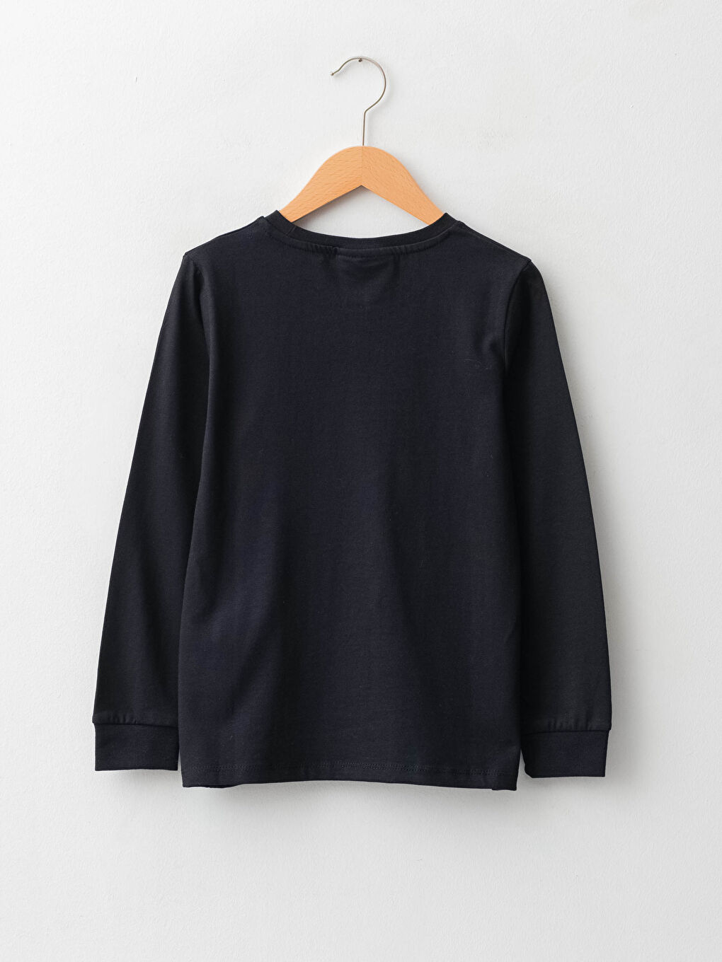 Crew Neck Nasa Printed Long Sleeve Boy T-Shirt and Sweatpants-1