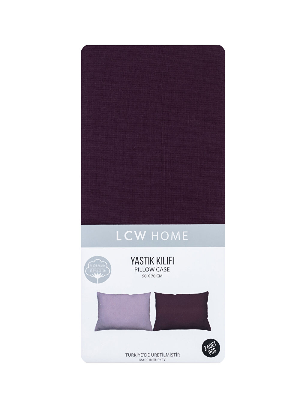 LCW HOME Jednostavna Tkana Jastučnica 2 Komada 50x70 Cm -W1DO33Z8-HJX