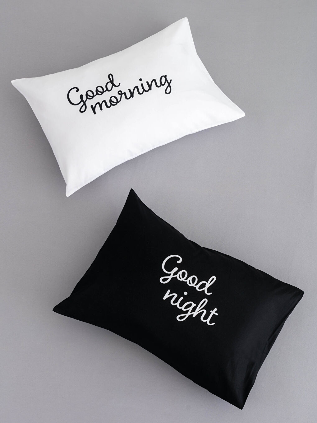 Slogan Printed Pillow Cover 2 Pcs 50x70 Cm