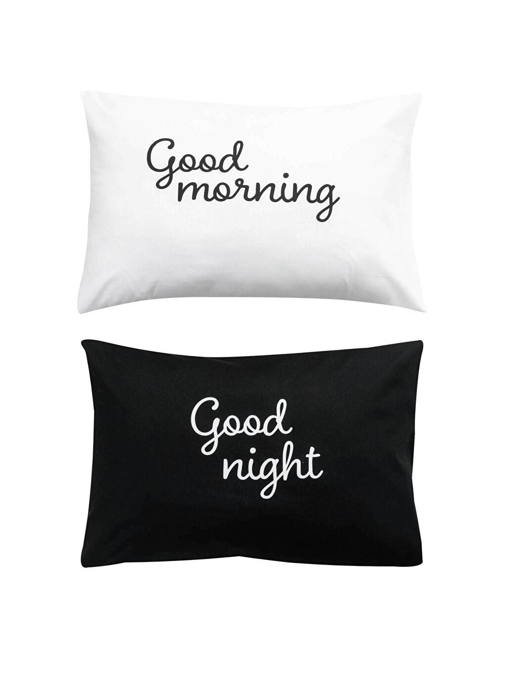 Slogan Printed Pillow Cover 2 Pcs 50x70 Cm-2