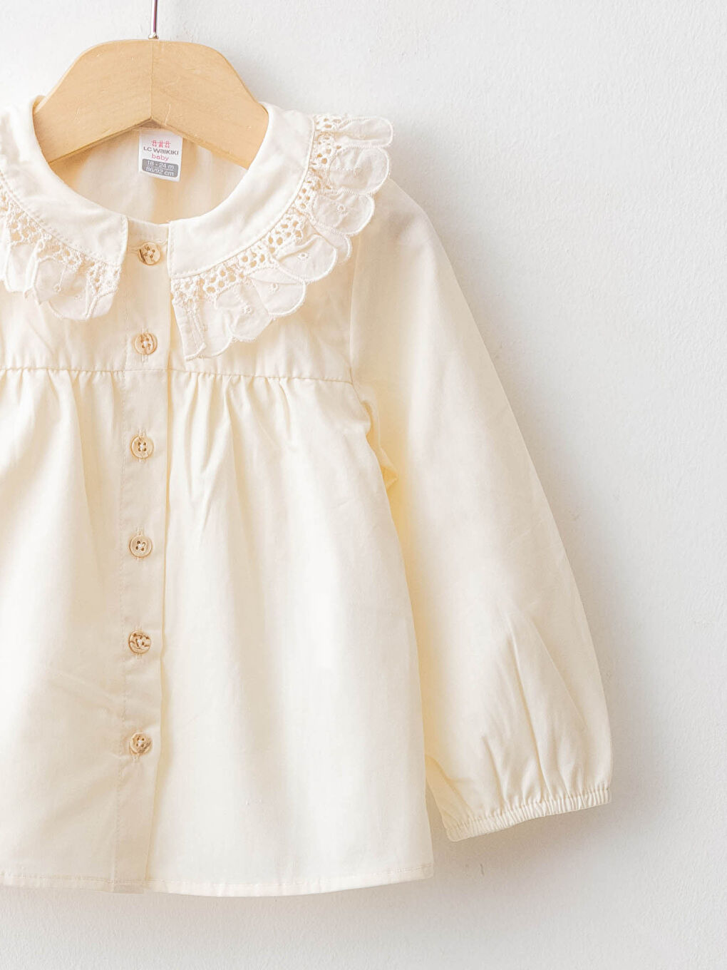 Chemise à Manches Longues pour Bébé Filles avec Col Rond-2