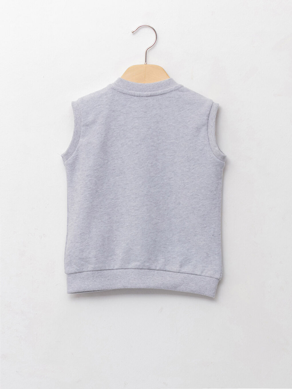 LCW baby Crew Neck Basic Baby Boy Zipper Vest -W1DQ43Z1-D5P