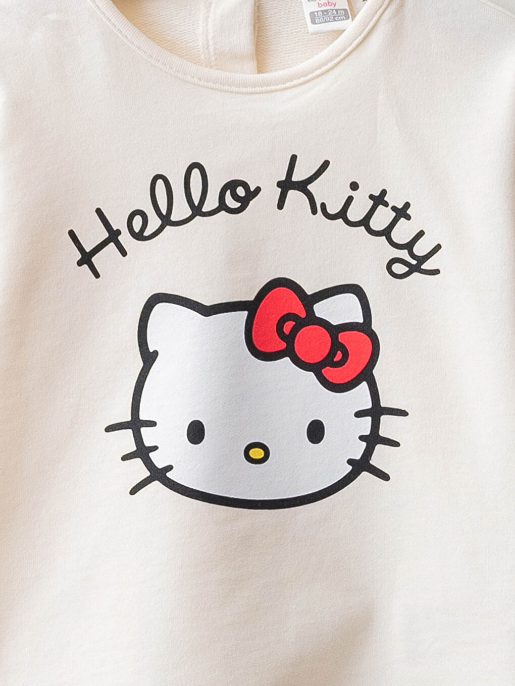 LCW baby Rundhalsausschnitt Langarm Hello Kitty Bedrucktes Baby Mädchen Sweatshirt und Leggings 2er-Pack Set -W1DR63Z1-FDW
