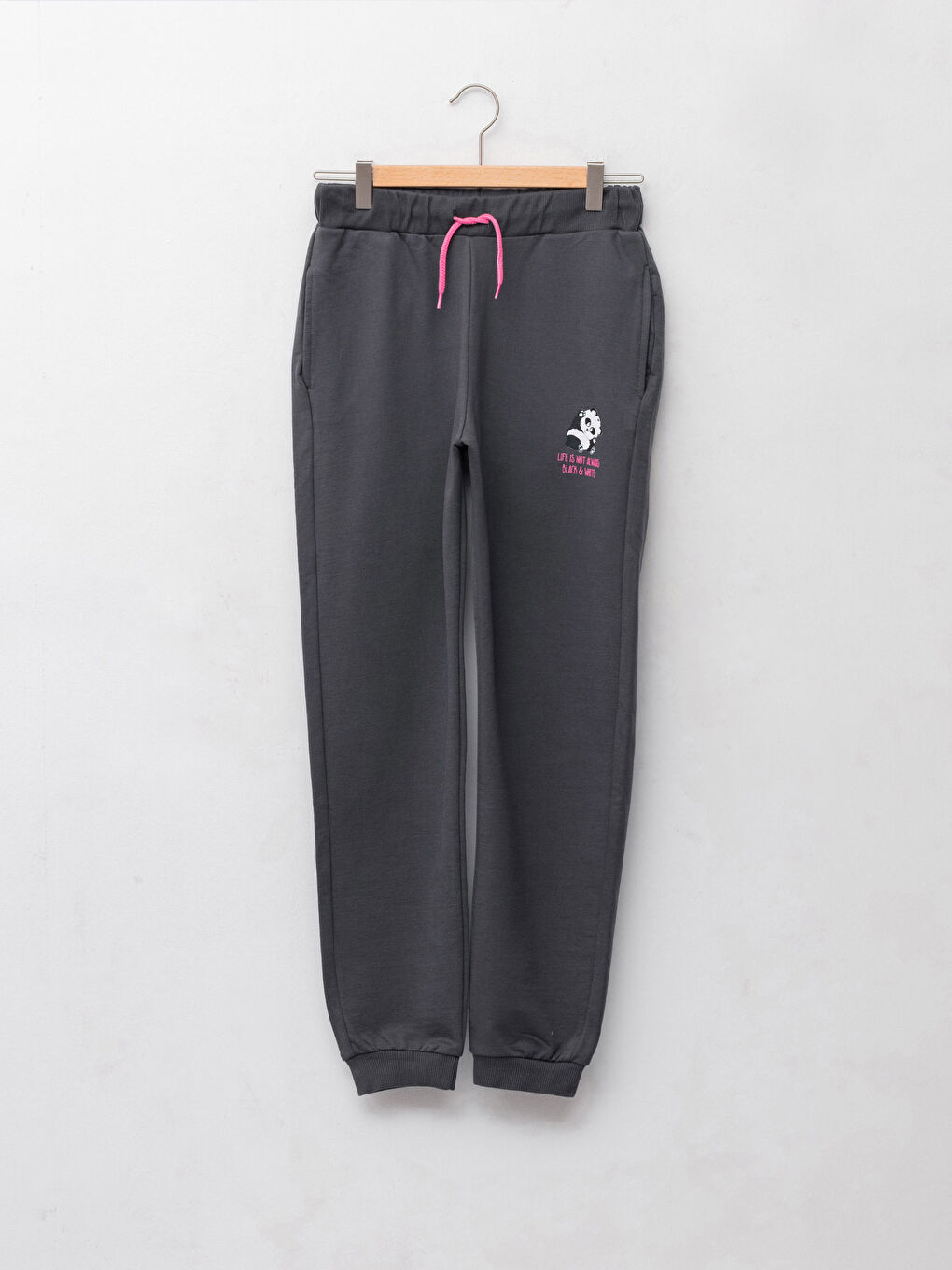 Elastic Waist Printed Girl Jogger Sweatpants