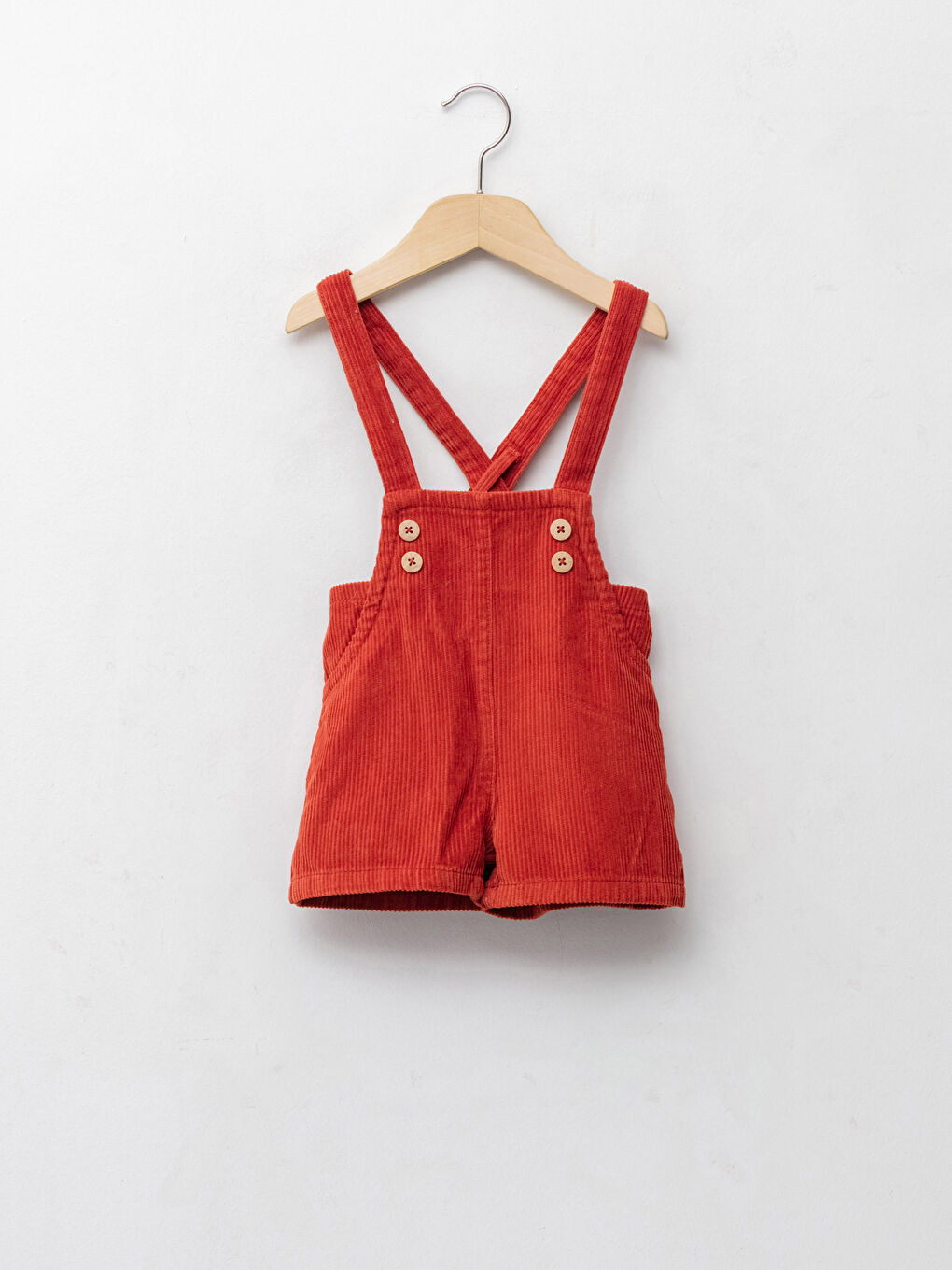 LCW baby Quadratischer Kragen Schlichte Latzhosen Baby Mädchen -W1DV21Z1-H5E