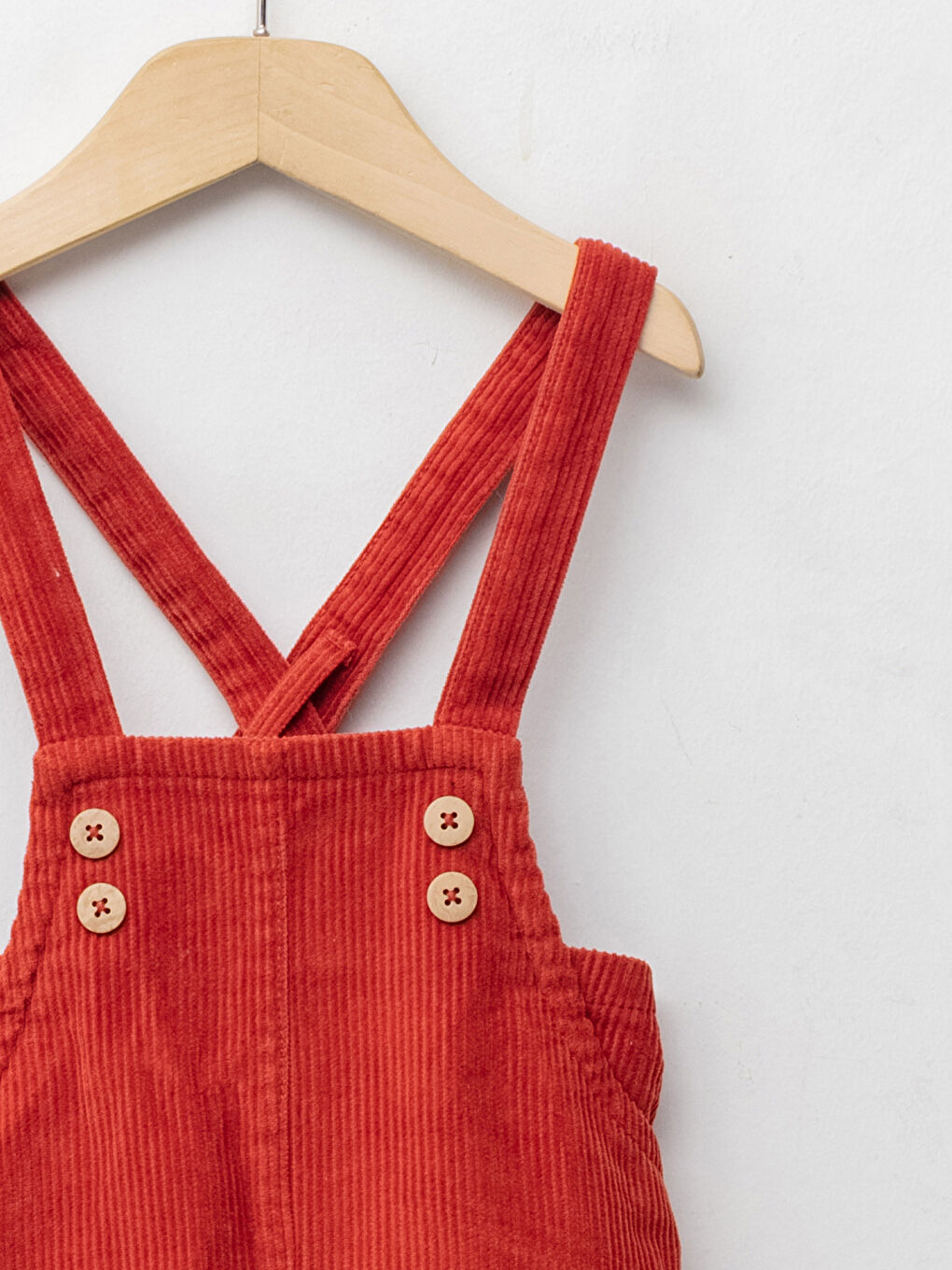 LCW baby Quadratischer Kragen Schlichte Latzhosen Baby Mädchen -W1DV21Z1-H5E