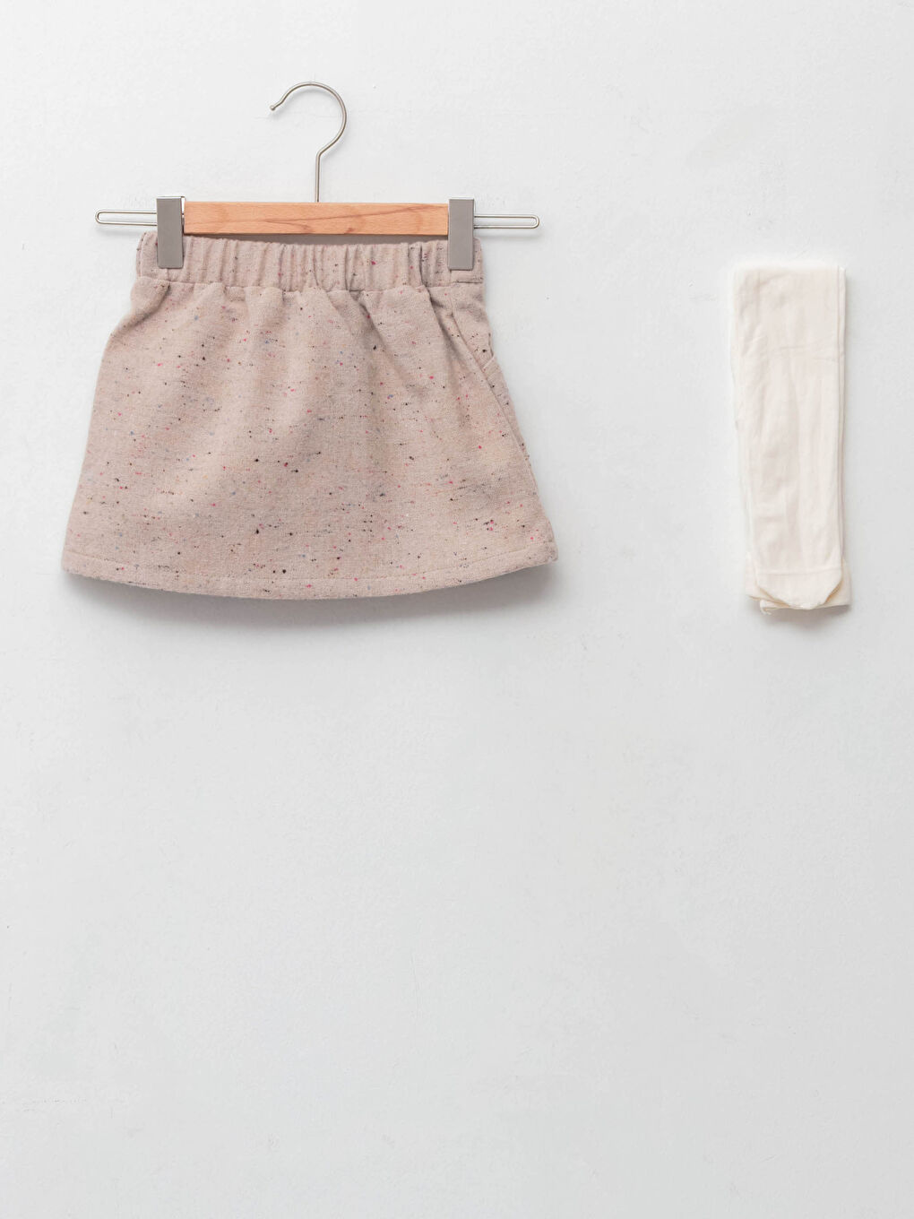 Ensemble Jupe et Collant pour Bébés Filles à Taille Élastiquée, Lot de 2-1