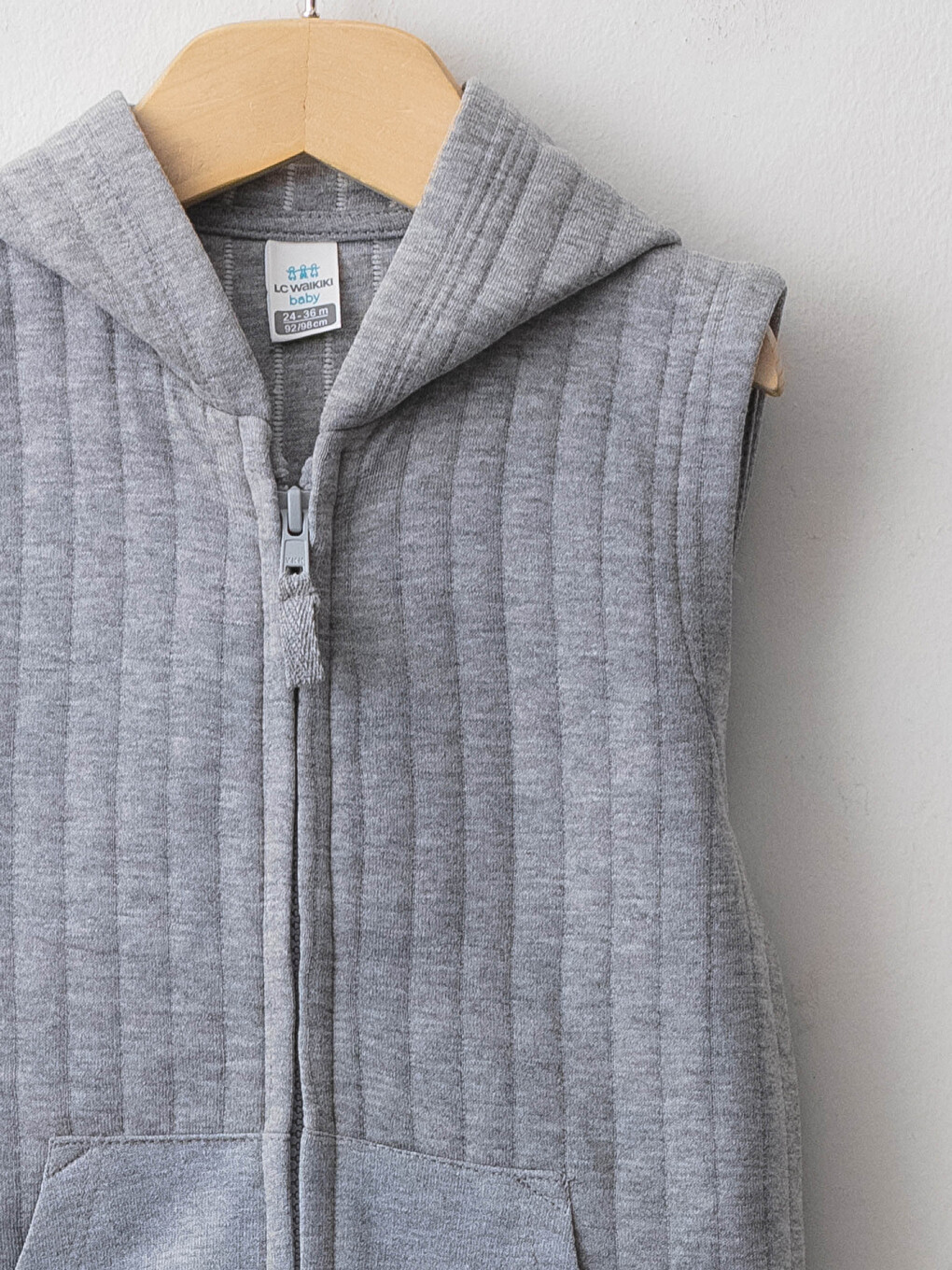 Hooded Baby Boy Vest-2