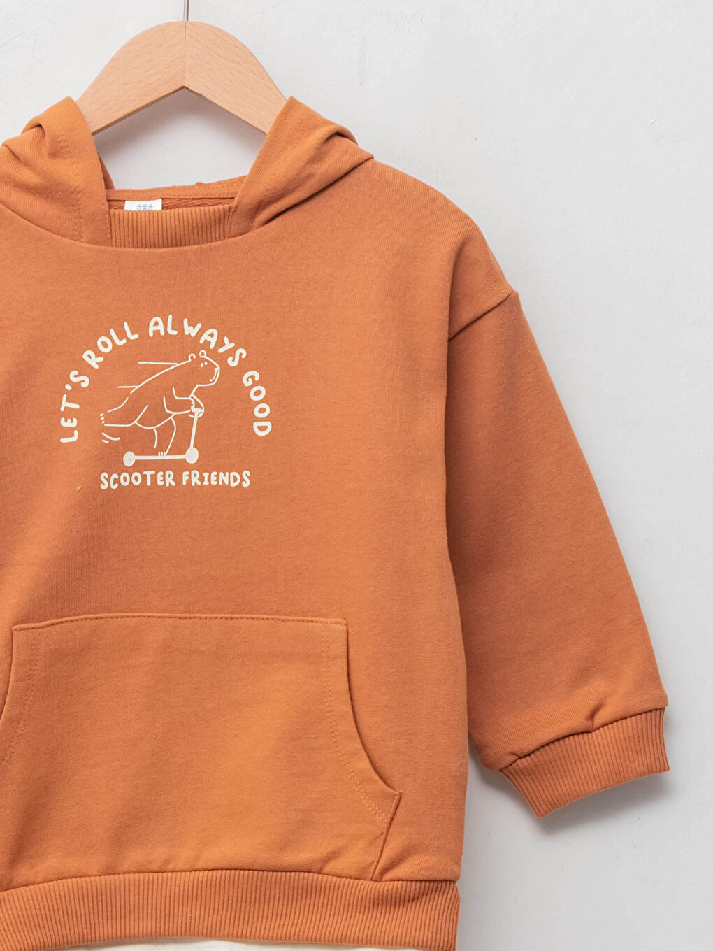 Long Sleeve Printed Baby Boy Hoodie-2