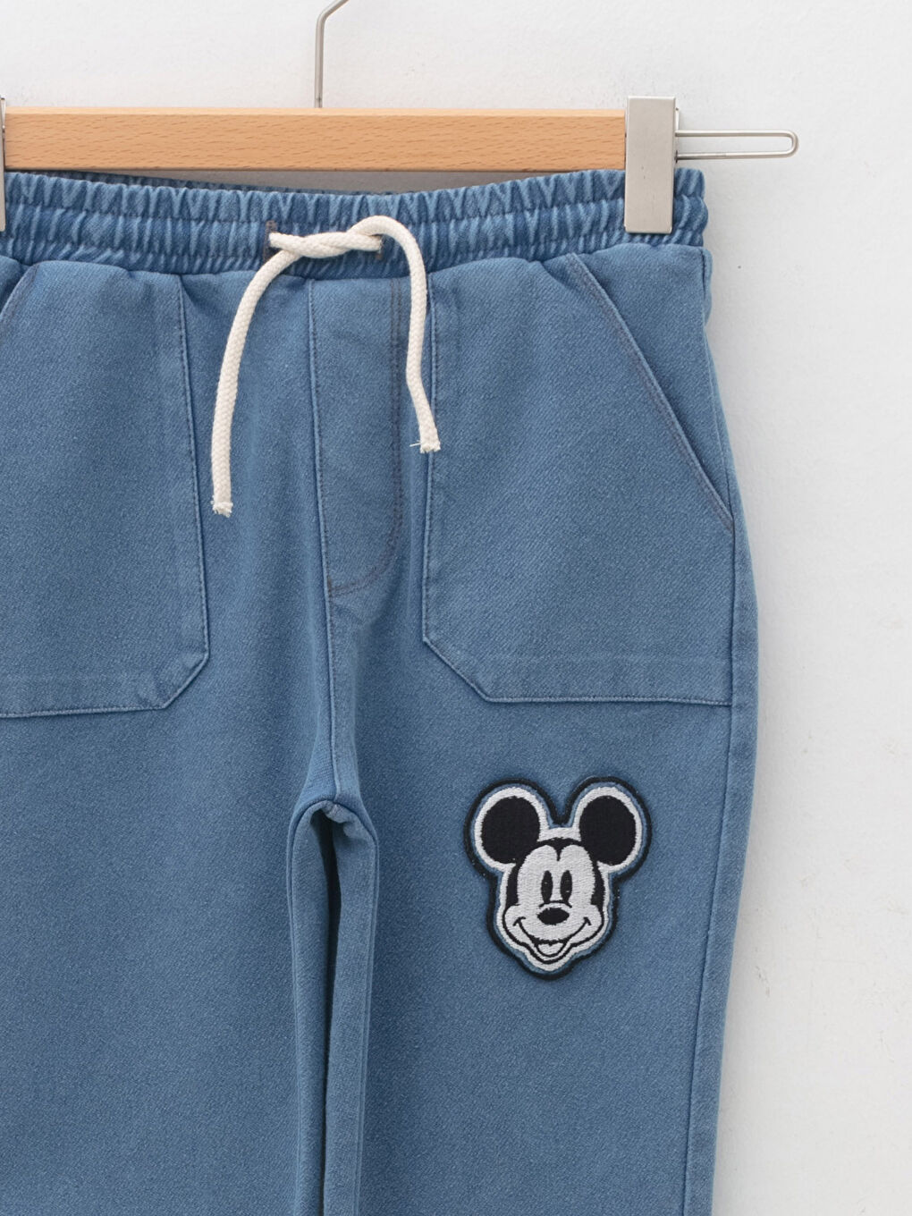 Elastic Waist Mickey Mouse Printed Baby Boy Jogger Sweatpants-2