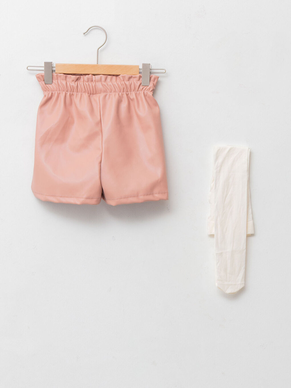 Elasticated Waist Baby Girls' Shorts and Tights 2 Pack Set-1