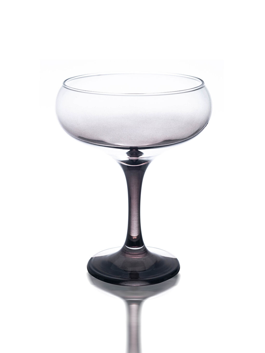 Siyah Renk Bloklu Cam Tatlı Kasesi 3'lü 270 ml-2