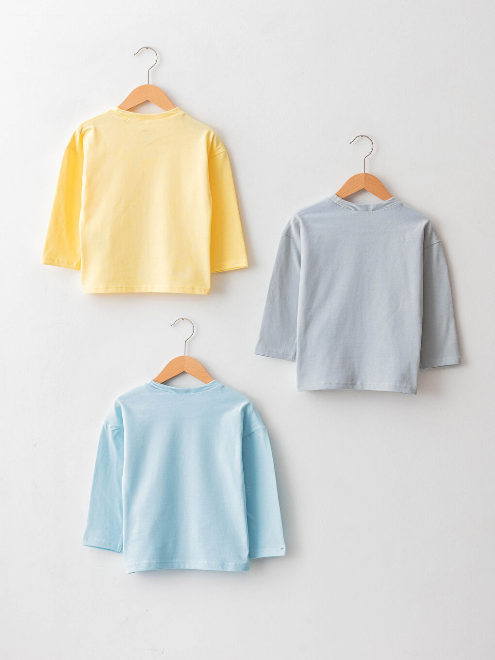 Crew Neck Long Sleeve Looney Tunes Printed Baby Boy T-Shirt 3-pack-1