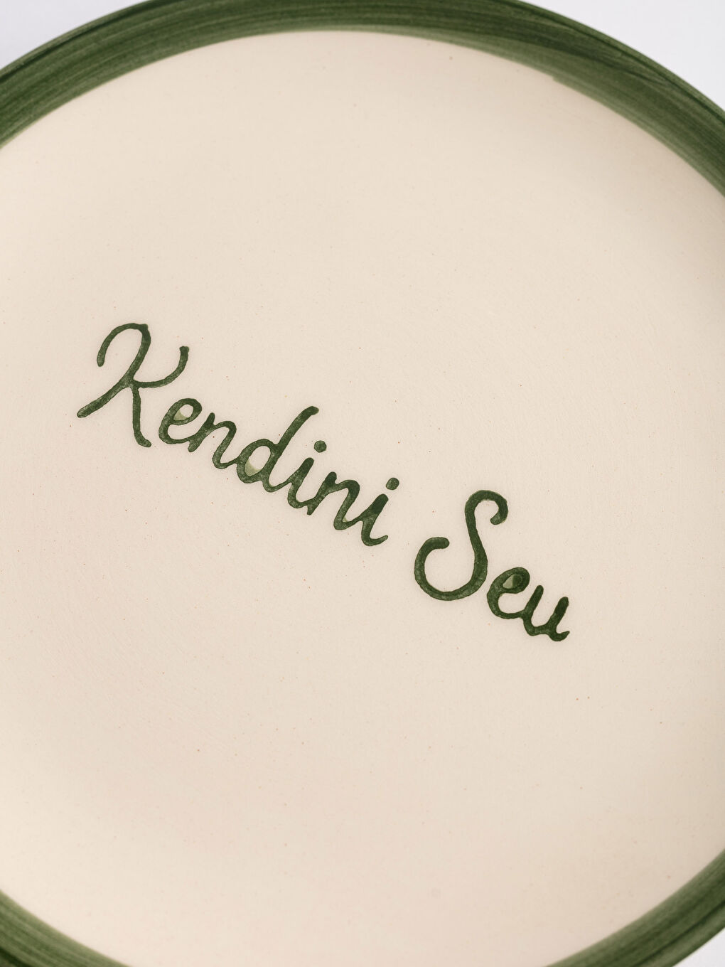 Assiette à Gâteau en Céramique Imprimée avec Slogan 21 Cm-2