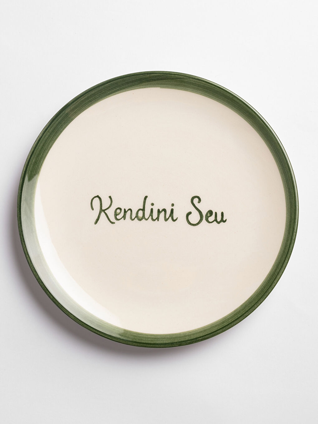 Assiette à Gâteau en Céramique Imprimée avec Slogan 21 Cm-3