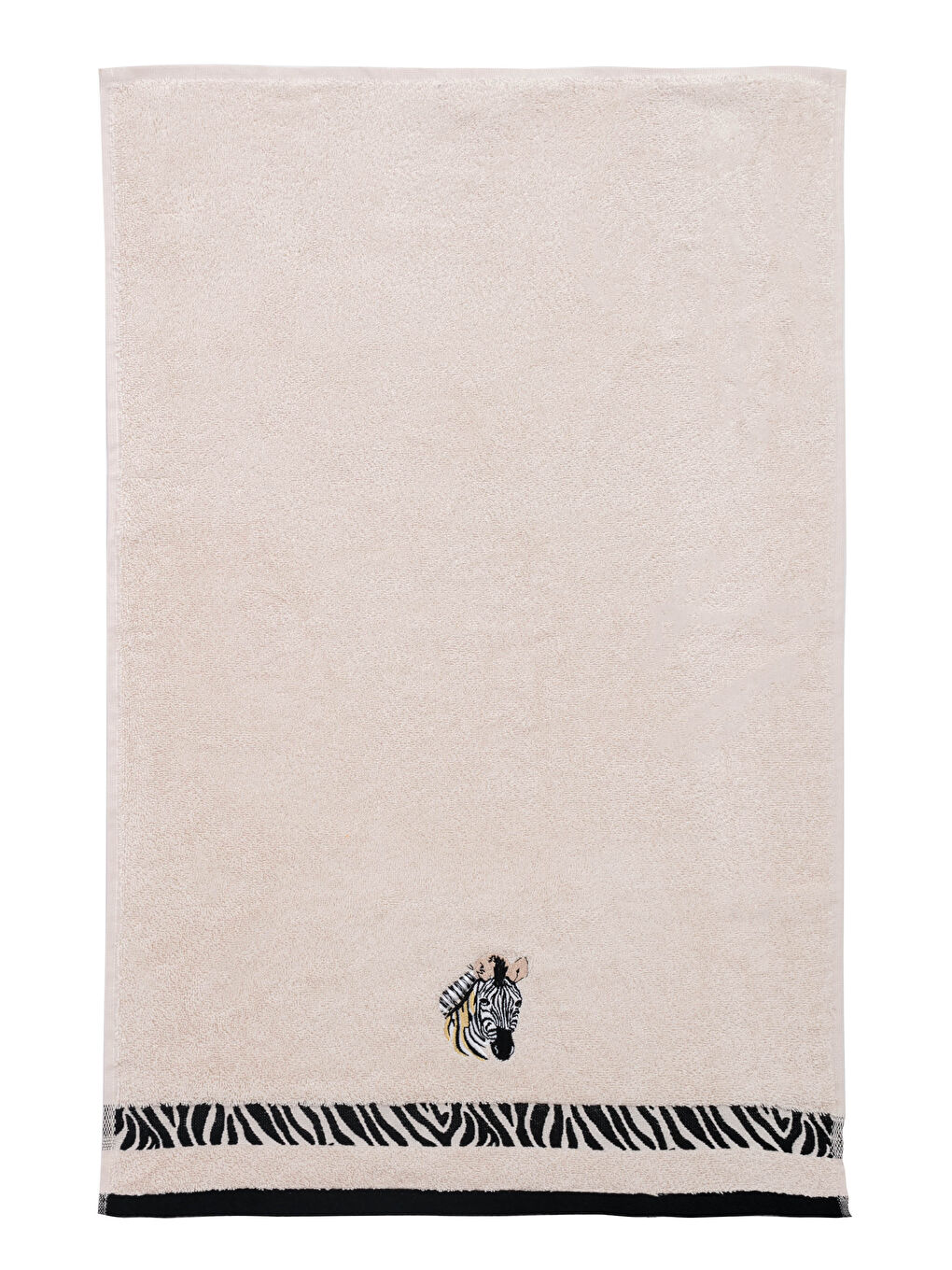 LCW HOME Zebra Embroidered Jacquard Face Towel 50x80 Cm -W1EP86Z8-CV5