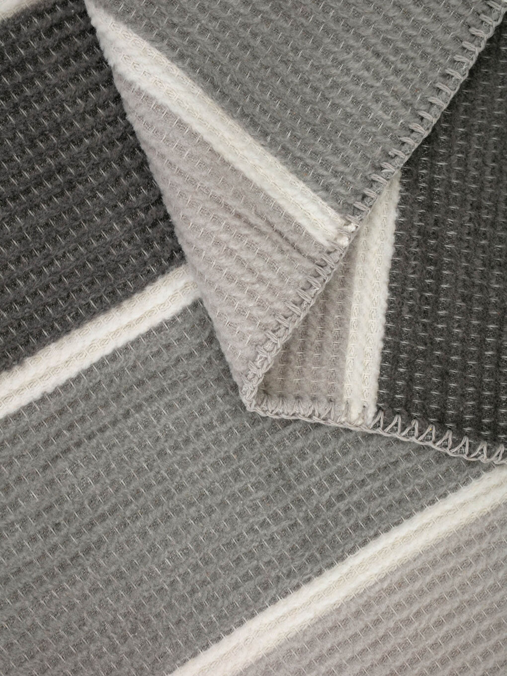 Striped Cotton Baby Boy Blanket 100x120 Cm-2
