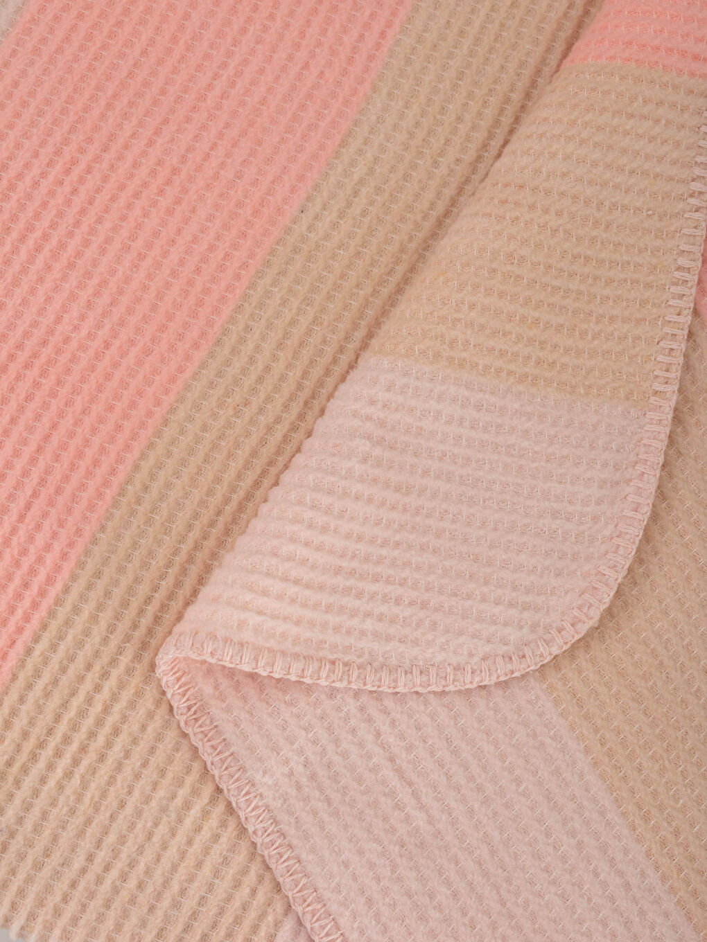 LCW HOME Plain Cotton Baby Girl Blanket 100x120 Cm -W1EV34Z1-F9C