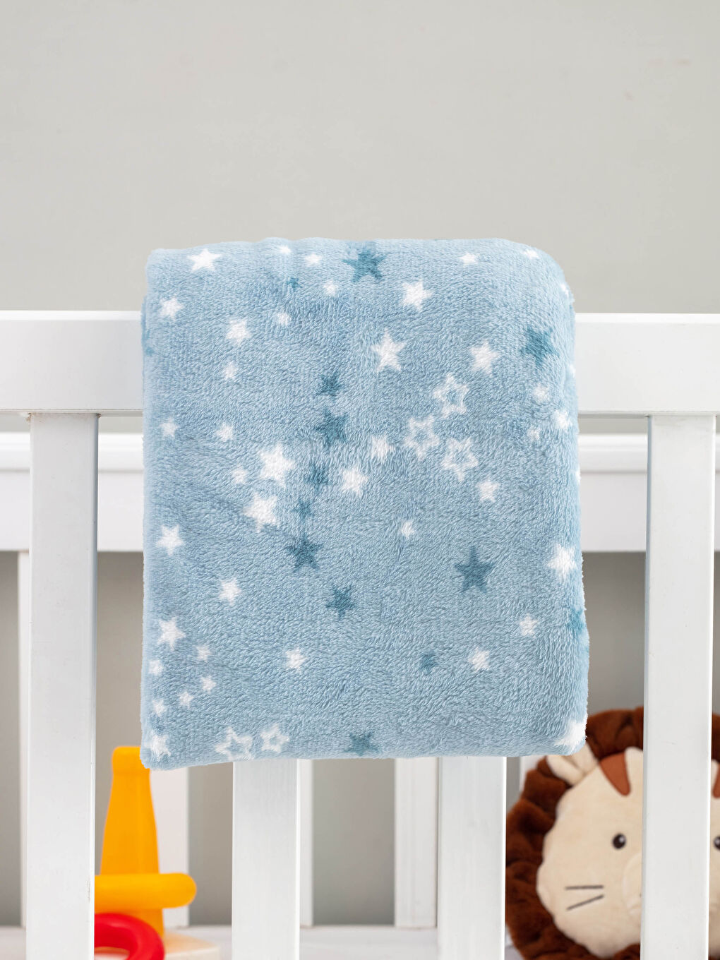 Couverture Bébé Garçon Imprimée Wellsoft 90x110 Cm