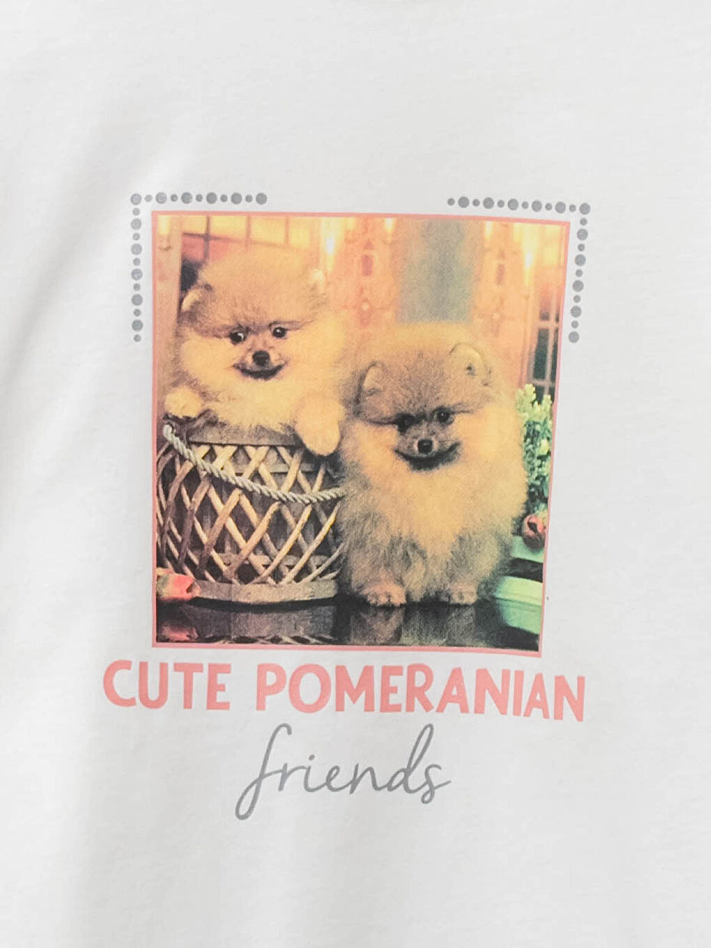 Crew Neck Printed Long Sleeve Girls' T-Shirt-2