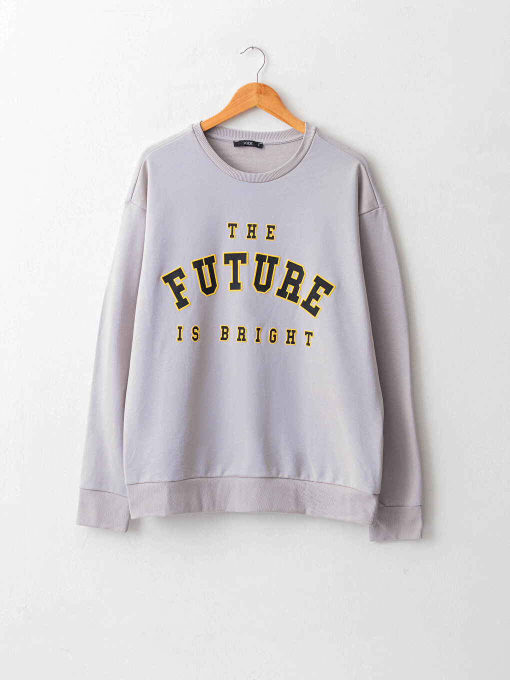 Oversize Crew Neck Long Sleeve Men's Sweatshirt-7