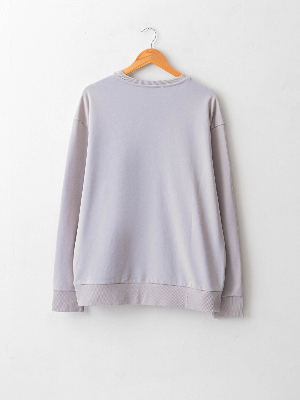 Oversize Crew Neck Long Sleeve Men's Sweatshirt-8