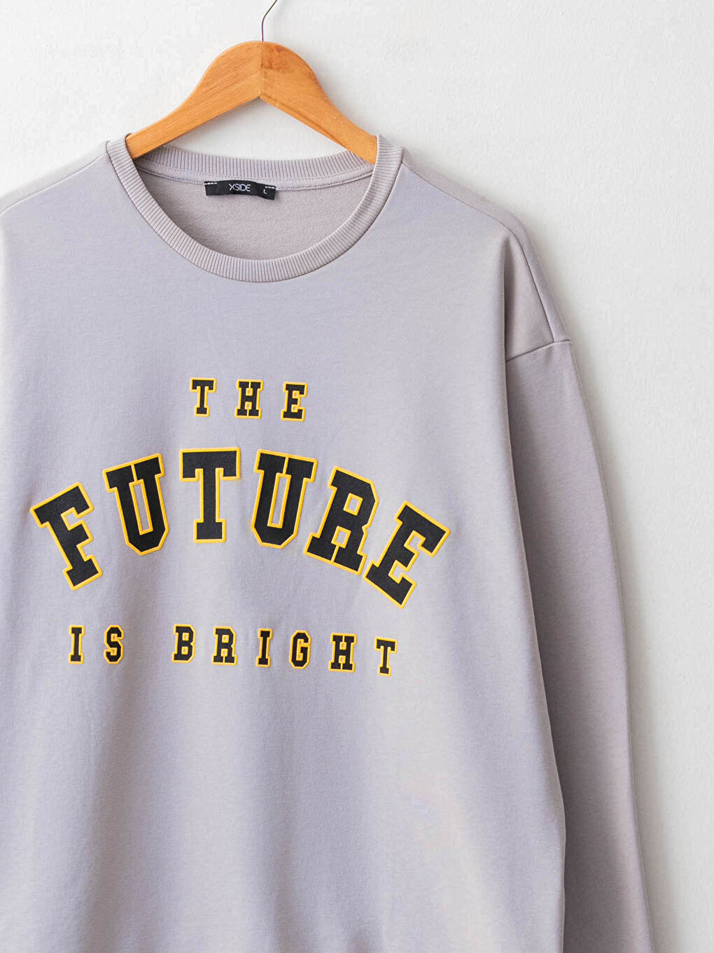 Oversize Crew Neck Long Sleeve Men's Sweatshirt-9