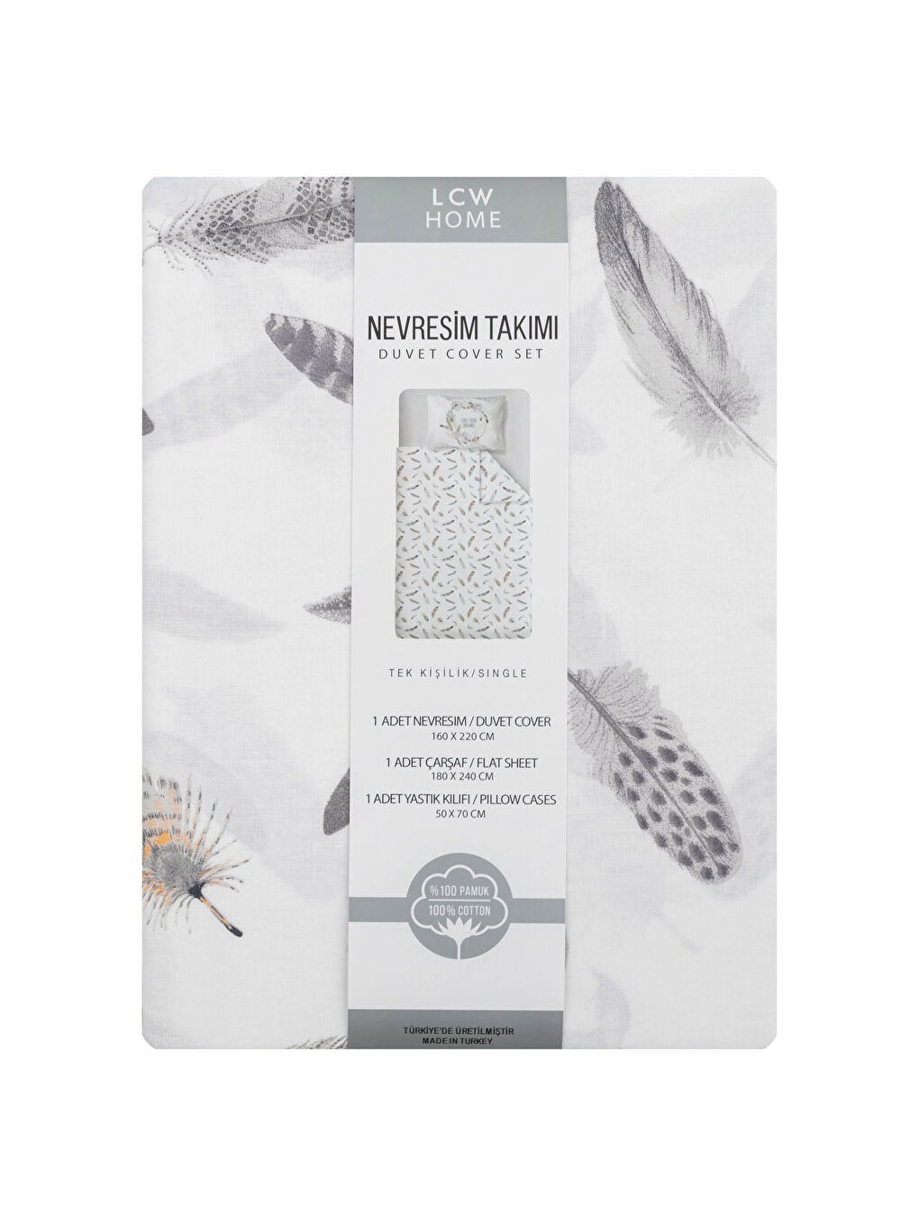 Single Printed Woven Duvet Cover Set-6