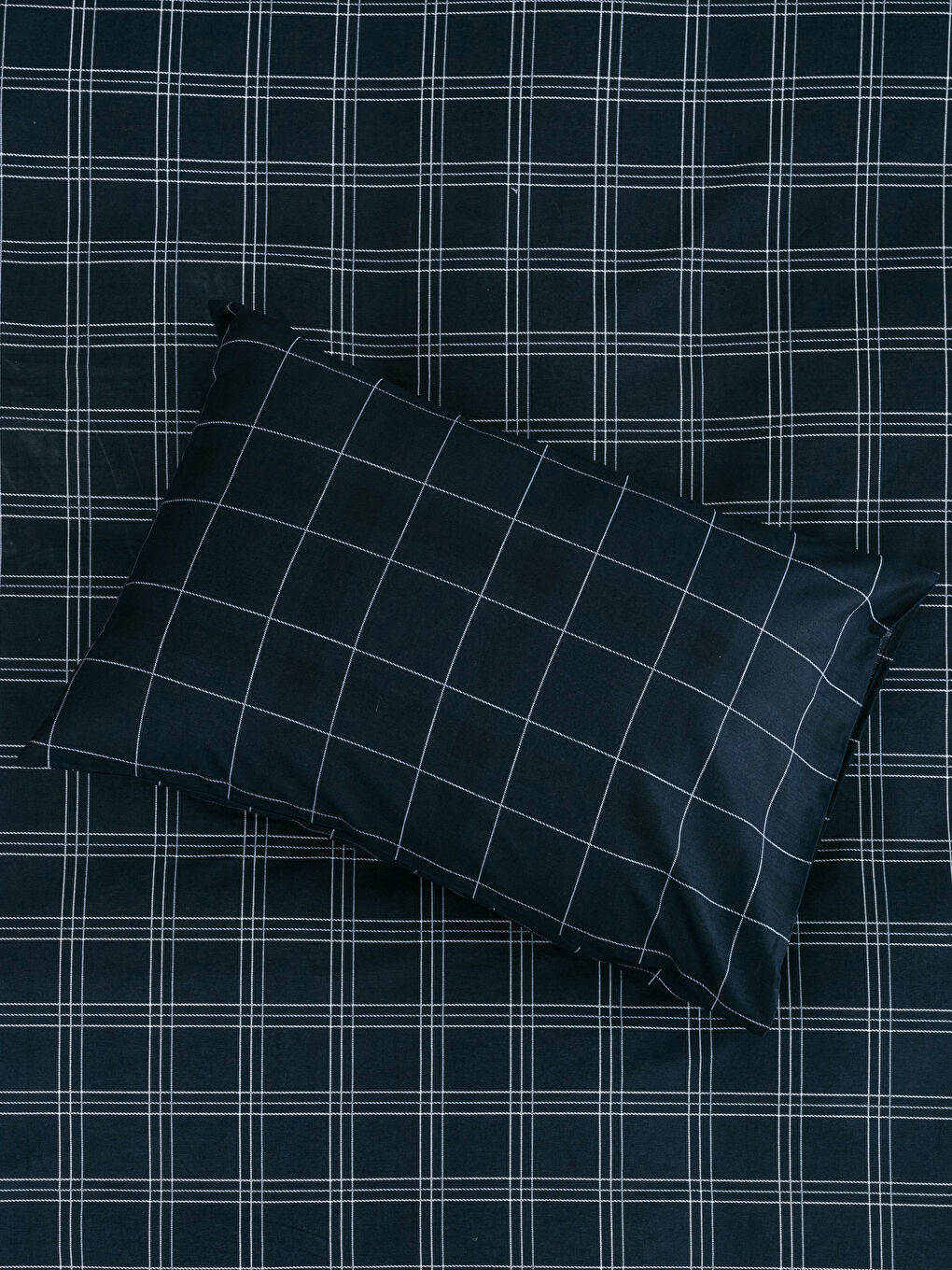 LCW HOME Single Double-Sided Woven Checkered Duvet Cover Set -W1FC32Z8-LSJ