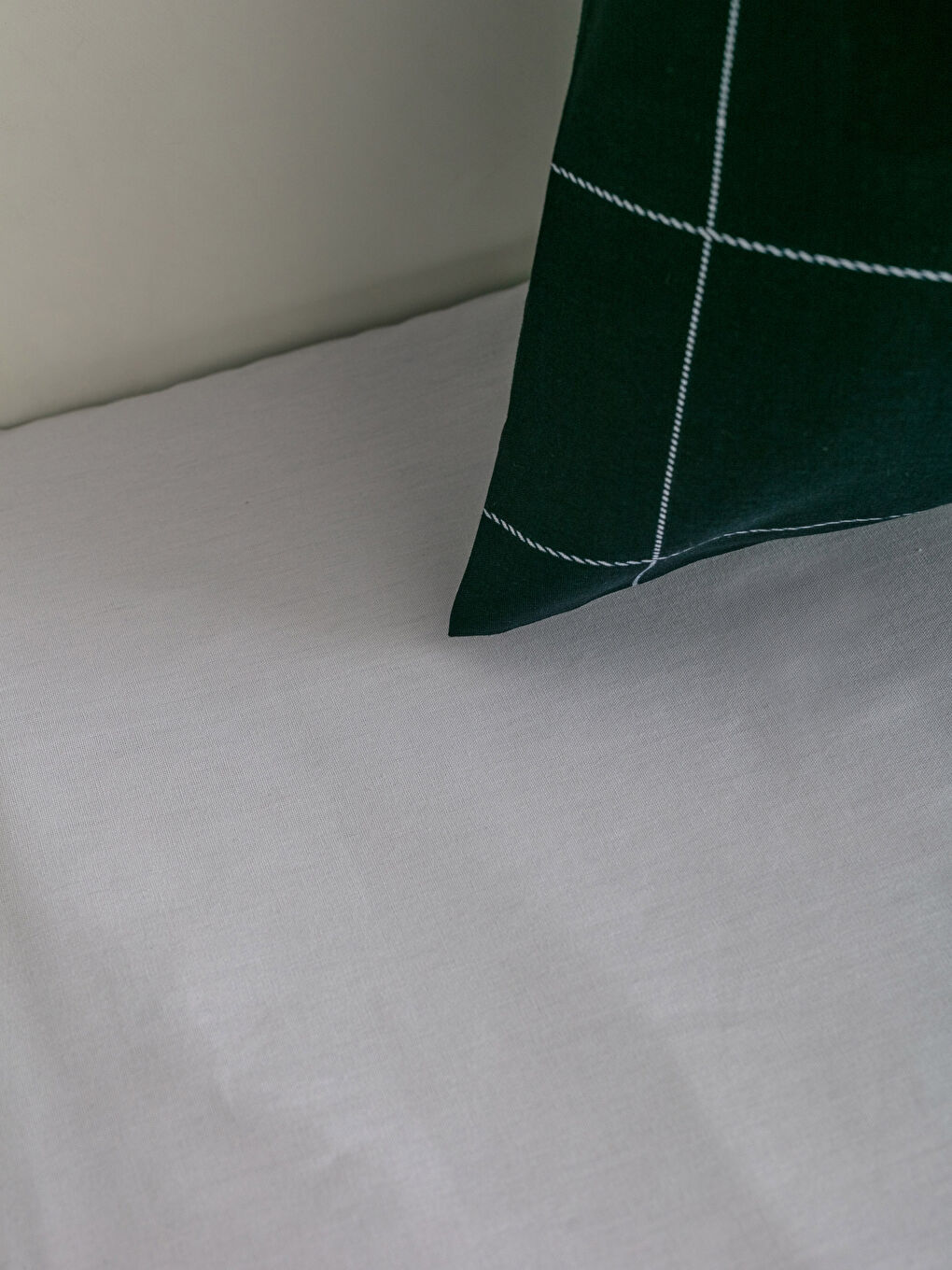 LCW HOME Single Double-Sided Woven Checkered Duvet Cover Set -W1FC32Z8-LSJ